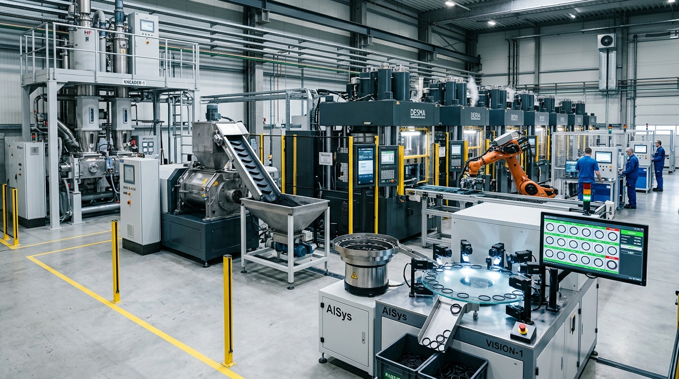 Factory Manufacturing Scene
